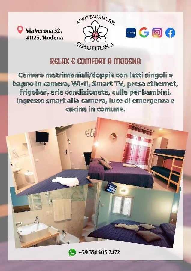 Affittacamere Orchidea Modena